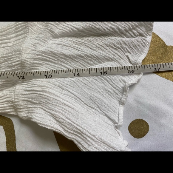 3/4 Flare Sleeve Tie Blouse - Picture 11 of 13